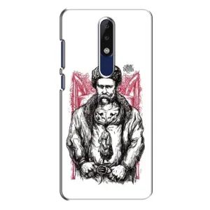 Чохли для Nokia 5.1 Plus (X5) с принтом Тараса Шевченко (AlphaPrint) (Козак Шевченко)