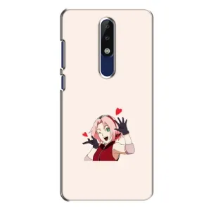 Чохли Персонажі Аніме Наруто для Nokia 5.1 Plus (X5) (AlphaPrint) (Лайк Сакура)