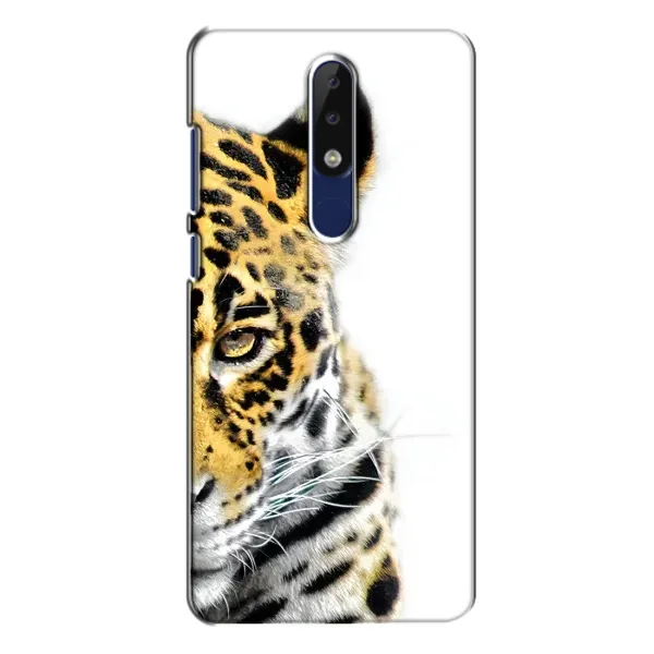 Чехол с принтом «Леопард» для Nokia 5.1 Plus (X5)