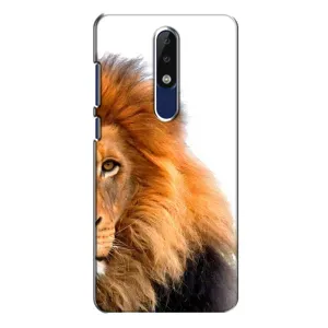 Чехлы с картинками животных Nokia 5.1 Plus (X5) (Лев грива)