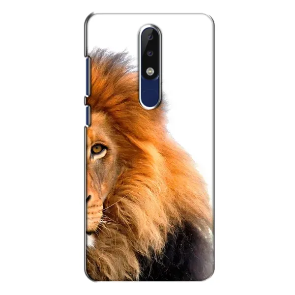 Чехол с принтом «Лев грива» для Nokia 5.1 Plus (X5)