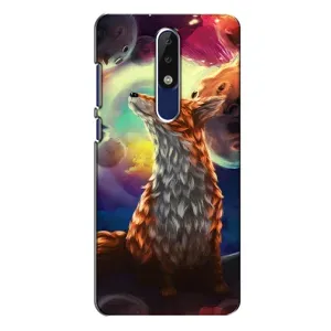 Чохли з картинкою Лисичка для Nokia 5.1 Plus (X5) (VPrint) (Лисичка в космосі)