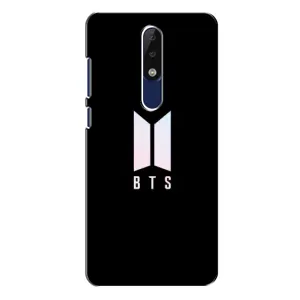 Чохли BTS для Nokia 5.1 Plus (X5) (AlphaPrint) (Лого BTS)