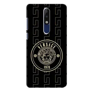 Чехлы VERSACE для Нокиа 5.1 Плюс (х5) (PREMIUMPrint) (Лого Версаче)