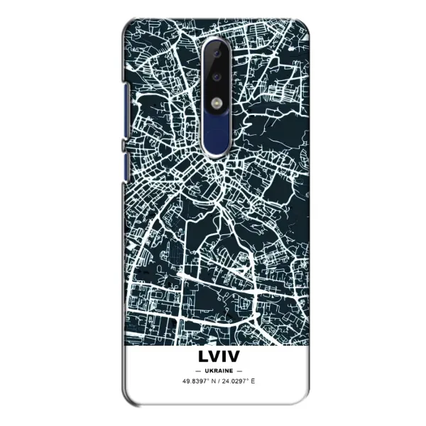 Чехол с принтом «Львов» для Nokia 5.1 Plus (X5)