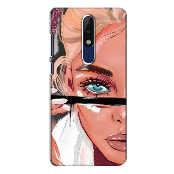 Чохол з принтом «Макіяж» для Nokia 5.1 Plus (X5)