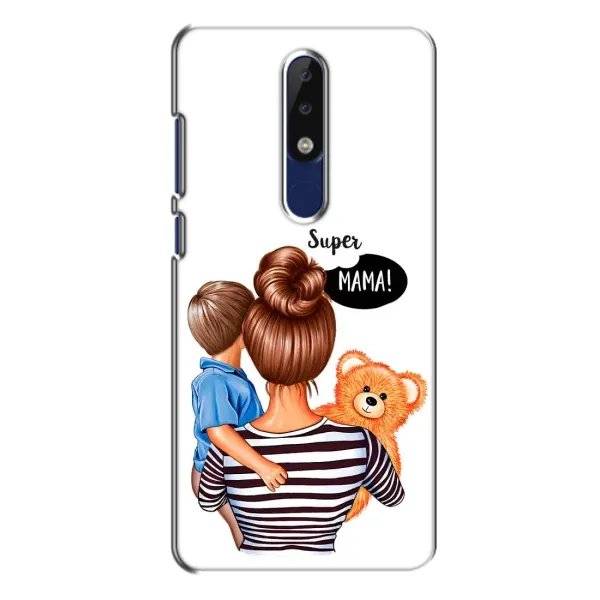 Чохол з принтом «Мама з синочком» для Nokia 5.1 Plus (X5)