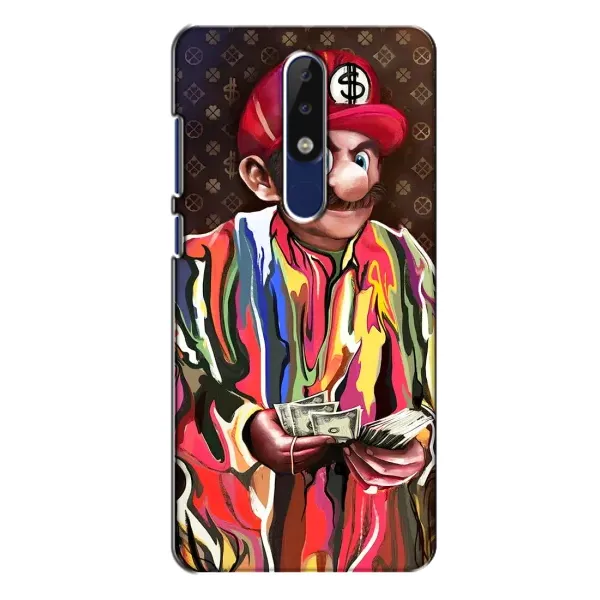 Чохол з принтом «Mario LV» для Nokia 5.1 Plus (X5)