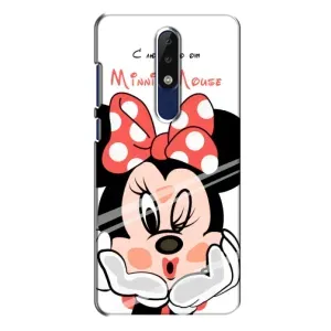 Міккі Маус чохол для Nokia 5.1 Plus (X5) (AlphaPrint - Мультяшні) (Маус Мінні)