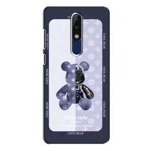 Круті Чохли Луі Віттон для Nokia 5.1 Plus (X5) (AlphaPrint) (Медведик LV)