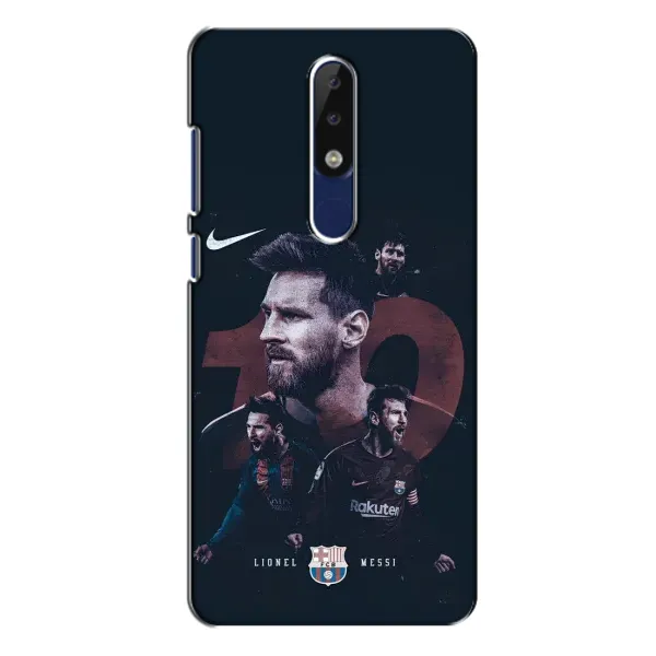 Чохол з принтом «Мессі 10» для Nokia 5.1 Plus (X5)