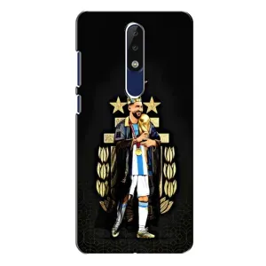 Чохли для Nokia 5.1 Plus (X5) (Leo чемпіон) (AlphaPrint) (Мессі Король)