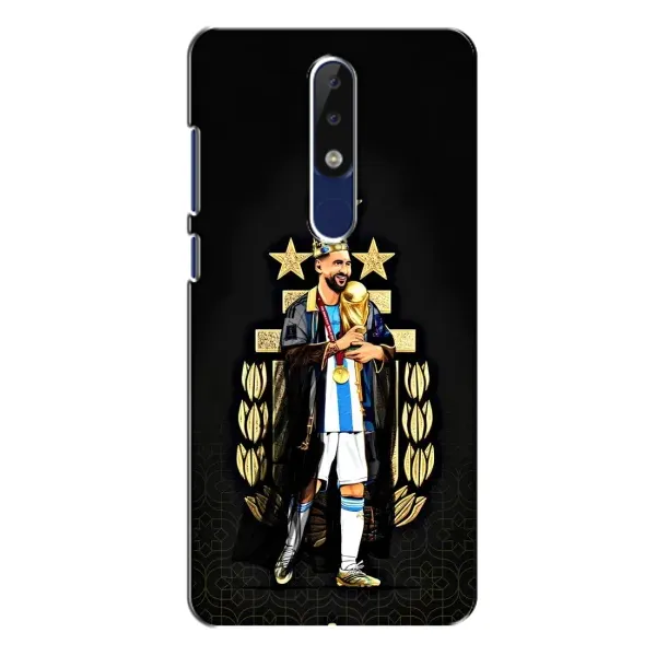 Чохол з принтом «Мессі Король» для Nokia 5.1 Plus (X5)