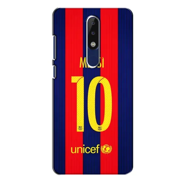 Чохол з принтом «Messi Barca 10» для Nokia 5.1 Plus (X5)