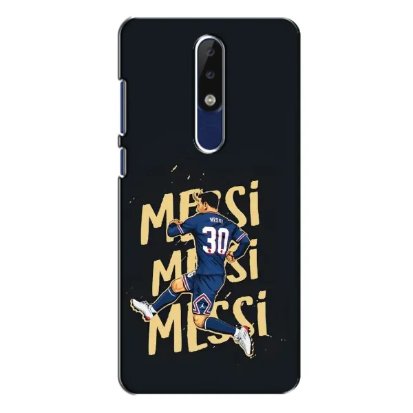 Чохол з принтом «Messi ПСЖ» для Nokia 5.1 Plus (X5)