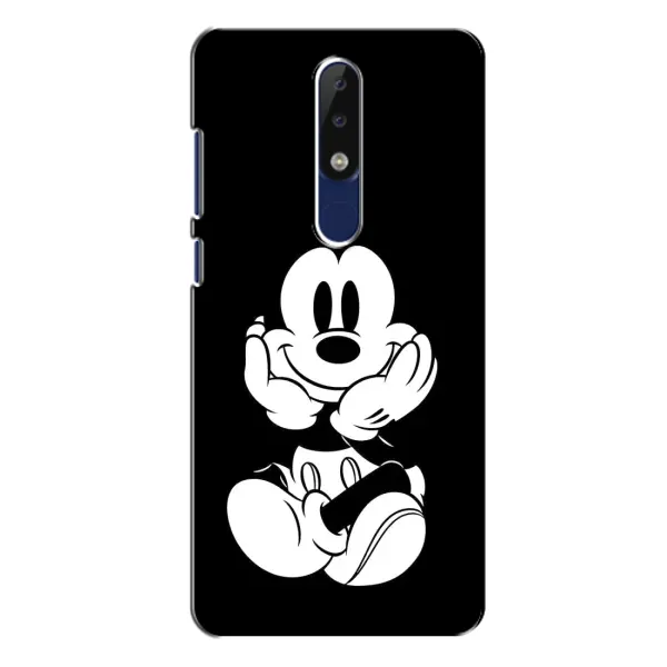 Чохол з принтом «Маус на чорному» для Nokia 5.1 Plus (X5)