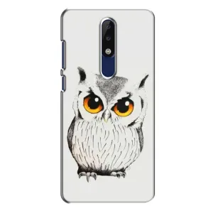 Чохол з пташками на Nokia 5.1 Plus (X5) (VPrint) (Мила Сова)