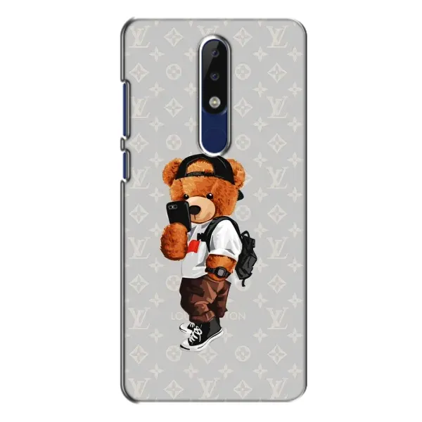 Чохол з принтом «Ведмедик Луі» для Nokia 5.1 Plus (X5)
