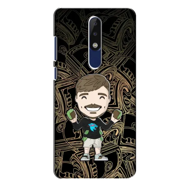 Чехол с принтом «Mister Beast» для Nokia 5.1 Plus (X5)