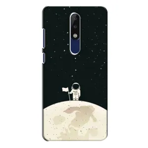 Космічні Чохли для Нокіа 5.1 Плюс (Х5) (VPrint) (На місяці)