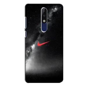 Чохол для Nokia 5.1 Plus (X5) - з принтом Найк (AlphaPrint) (Найк червоний)