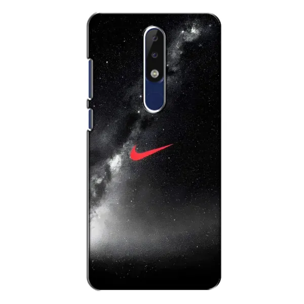 Чохол з принтом «Найк червоний» для Nokia 5.1 Plus (X5)