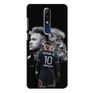 Чохол Неймар для Nokia 5.1 Plus (X5) (AlphaPrint) (Неймар Лев)