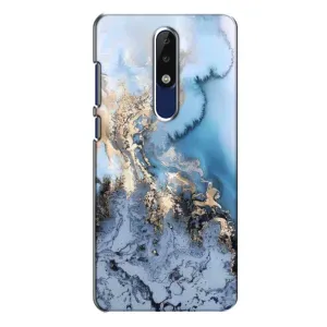 Мраморний чехол на Nokia 5.1 Plus (X5) (VPrint) (Ніжний мрамор)