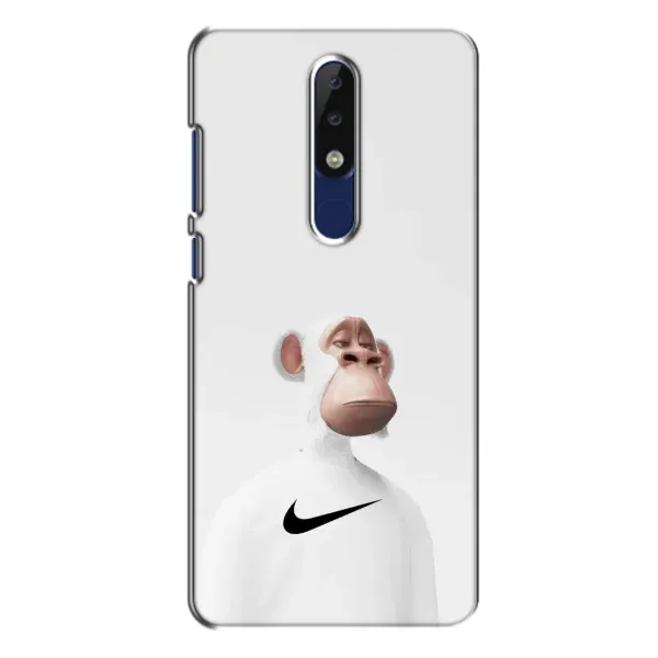 Чохол з принтом «мавпа NFT Nike» для Nokia 5.1 Plus (X5)