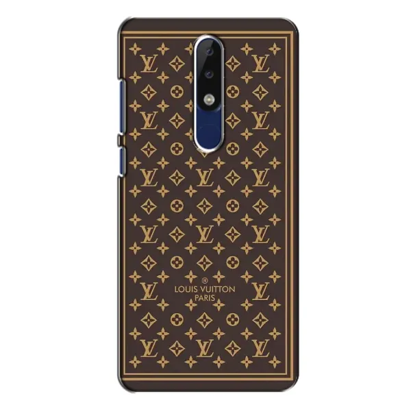 Чохол з принтом «шпалери LV» для Nokia 5.1 Plus (X5)