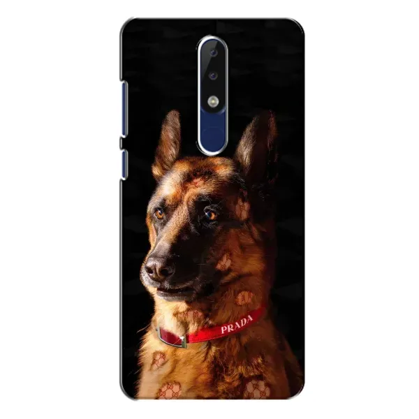 Чехол с принтом «Овчарка» для Nokia 5.1 Plus (X5)