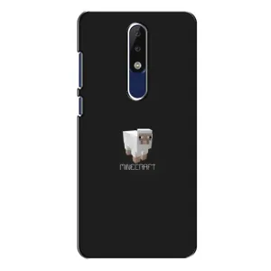 Чохол Майнкрафт на Nokia 5.1 Plus (X5) (AlphaPrint) Minecraft (Овечка Майнкрафт)