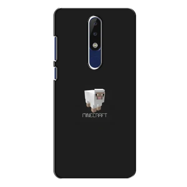 Чохол з принтом «Овечка Майнкрафт» для Nokia 5.1 Plus (X5)