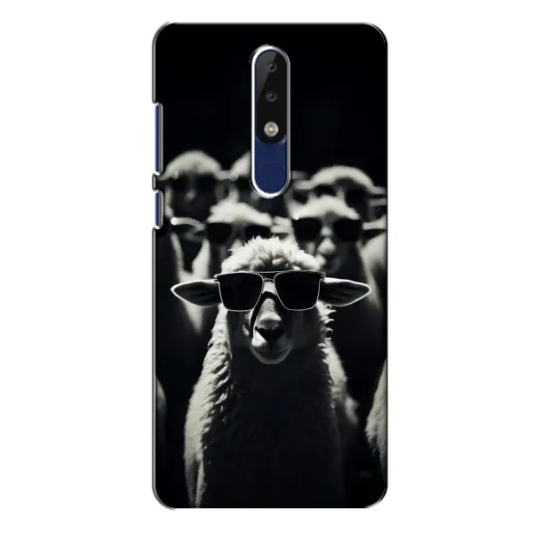 Чехол с принтом «Овечка в очках» для Nokia 5.1 Plus (X5) Чехол с принтом «Овечка в очках» для Nokia 5.1 Plus (X5)