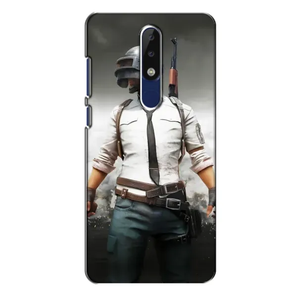 Чохол з принтом «Пабг мен» для Nokia 5.1 Plus (X5)