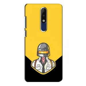Чеjхол PUBG для Нокіа 5.1 Плюс (Х5) (AlphaPrint) (Пабг в шоломі)