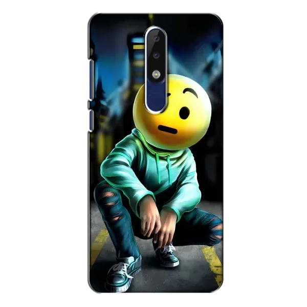 Чохол з принтом «Хлопець смайл» для Nokia 5.1 Plus (X5)
