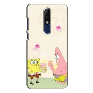 Чохол з принтом «Патрік і Боб» для Nokia 5.1 Plus (X5)