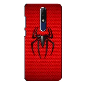 Чохол з людиною павуком для Nokia 5.1 Plus (X5) - (AlphaPrint) (Павук Марвел)