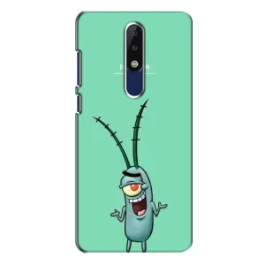 Чохол з принтом «Персонаж Планктон» для Nokia 5.1 Plus (X5)
