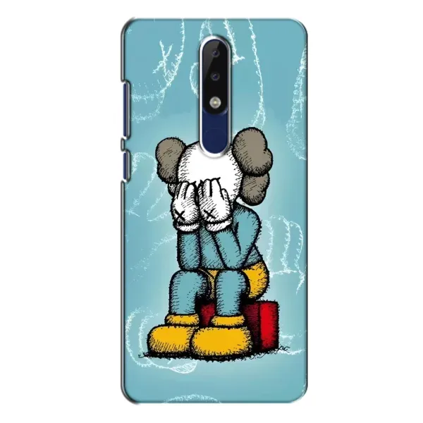 Чохол з принтом «Плач Bearbrick» для Nokia 5.1 Plus (X5)