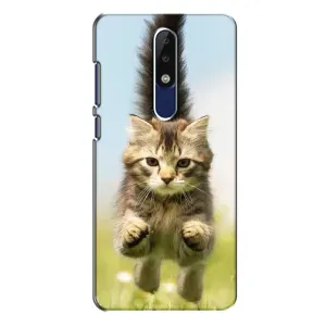 Чохли з Котиками для Nokia 5.1 Plus (X5) (VPrint) (Прижок кота)