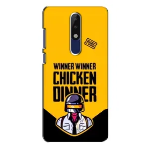 Чеjхол PUBG для Нокіа 5.1 Плюс (Х5) (AlphaPrint) (Pubg шолом)