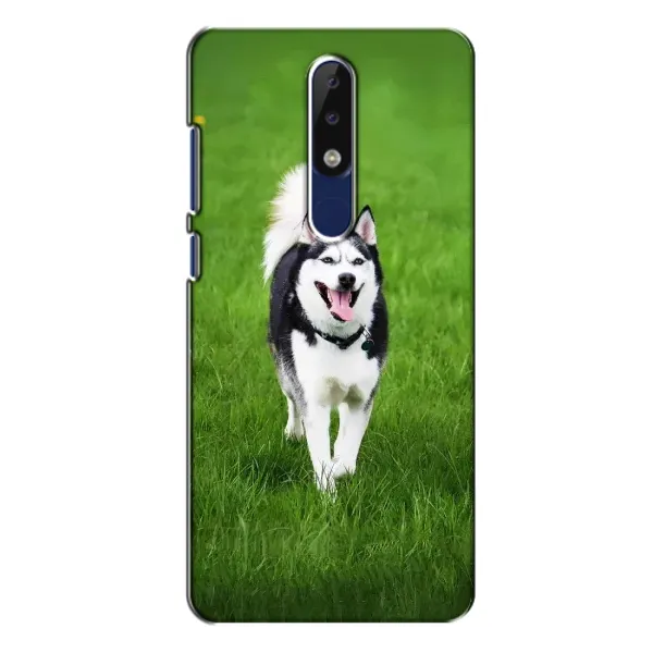 Чохол з принтом «Радісний Хаскі» для Nokia 5.1 Plus (X5)