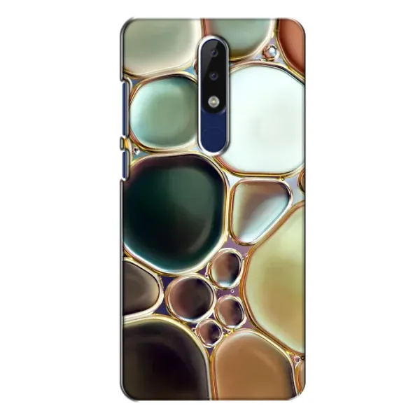 Чохол з принтом «Радужний Мрамор» для Nokia 5.1 Plus (X5)