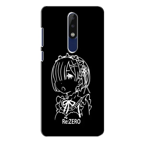 Чохол з принтом «Re: Zero» для Nokia 5.1 Plus (X5)
