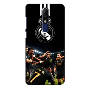 Чехол для Nokia 5.1 Plus (X5) с принтом (ФК Реал Мадрид)