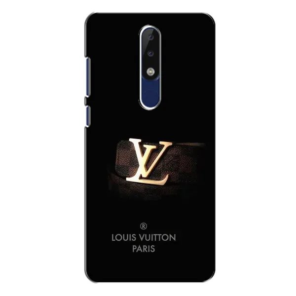 Чохол з принтом «ремінець LV» для Nokia 5.1 Plus (X5)