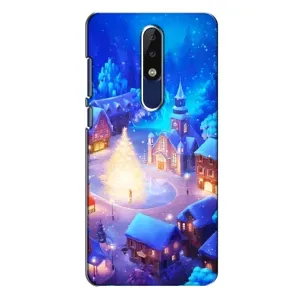 Різдвяні Чохли для Nokia 5.1 Plus (X5) (VPrint) (Різдвяне місто)
