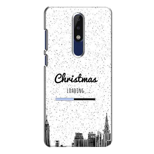 Чохол з принтом «Різдво завантажується» для Nokia 5.1 Plus (X5)